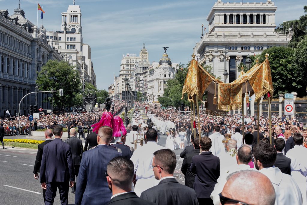 In pictures: Pope Leo XIV’s second day in Spain