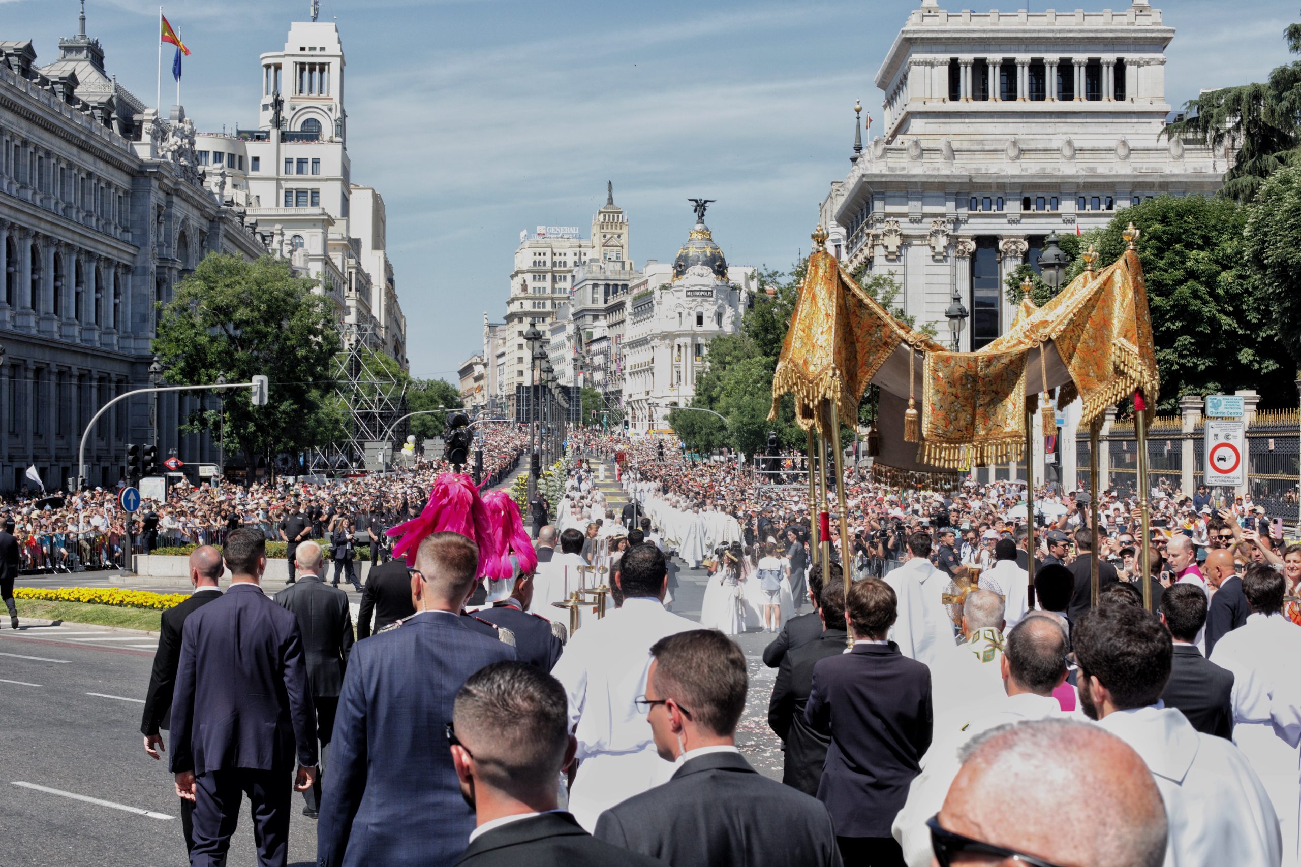 In pictures: Pope Leo XIV’s second day in Spain