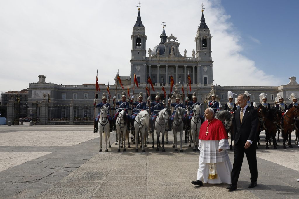 Pope Leo XIV’s first day in Spain in pictures