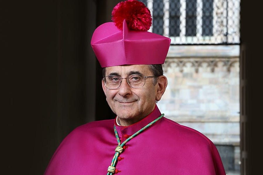 Archbishop of Milan criticised after LGBT Mass attendee receives Communion in ‘Ah Men’ T-shirt