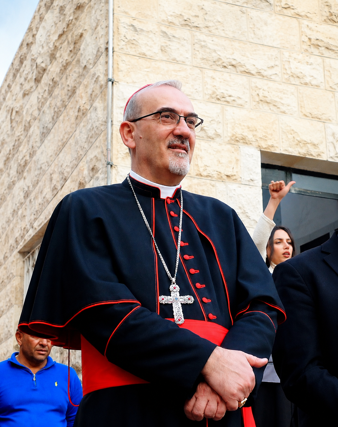 Cardinal Pizzaballa returns to Gaza with Patriarch Theophilos